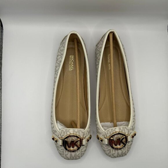 Michael Kors Fulton Moc Flat in Vanilla - Picture 1 of 9